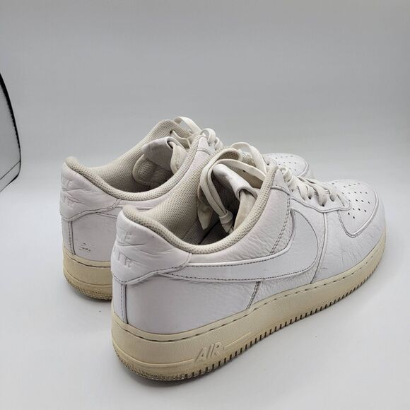 Nike Shoes Mens 12 Air Force 1 White Swoosh Sneakers AT4143-103 Athletic - Picture 5 of 11